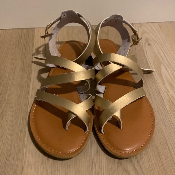 Gold gladiator sandals - Picture 2 of 3